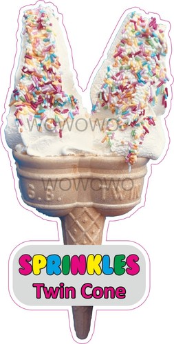 Ice cream van sticker - van,