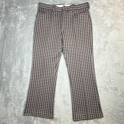 Vintage houndstooth pants men - houndstooth,
