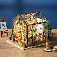 Rolife 1:24 LED Cathy’s Flower House DIY Miniature Doll House Handmade Xmas Gift