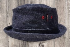 SAMURAI JEANS SJ401HT-15OZ DENIM PORK PIE HAT 15oz selvedge Made in Japan