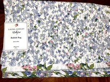 NWT Laura Ashley lifestyles Abbeville Braid Cotton bedside rug 24” x 50”