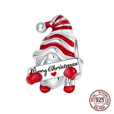 🩷 Gonk Merry Christmas Bead Charm S925 Genuine Sterling Silver 🩷 
