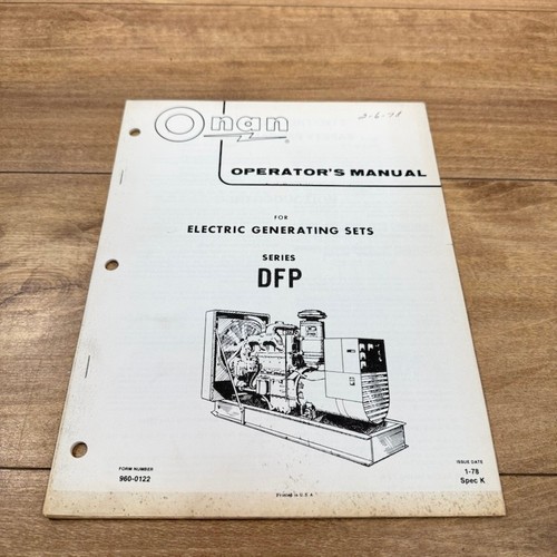 Onan generator original - onan,