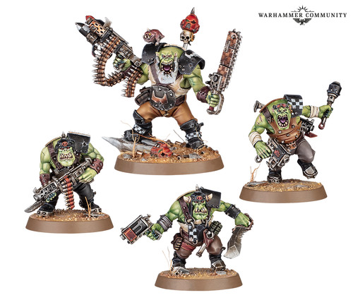 Ork boyz x10 - boyz, +