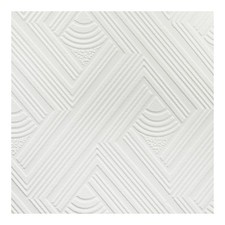 Superfresco Paintable Geometric Wallpaper White Durable Texture