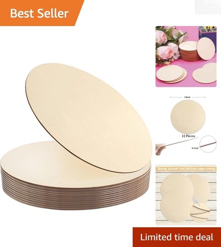 Craft inch wood rounds - wood, 12