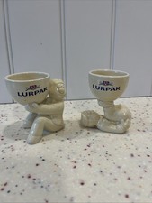 Pair Of Vintage Lurpak Egg Cups