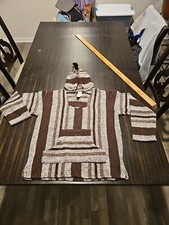 La Montaña Baja Hoodie Size Large Beach Bum DrugRug Brown