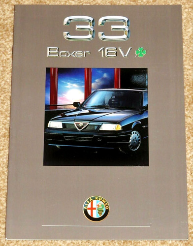 1989 alfa romeo boxer - alfa, 33