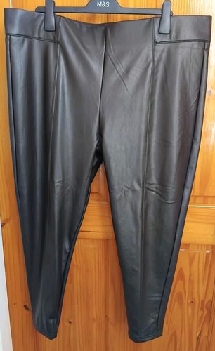 Faux leather leggings - m&s,