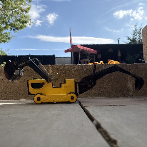 Vintage tonka excavator - vintage,