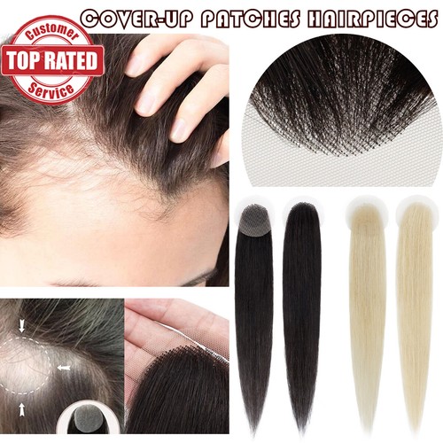 Human hair patches pieces - human,