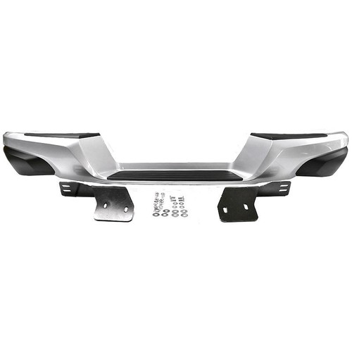 Rear bumper silver - silver, black