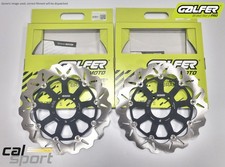 Galfer Wavy Front Brake Discs Wave Rotors Yamaha FZS 600 Fazer 98-03 