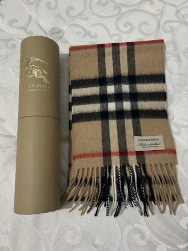 Burberry check cashmere scarf - check,