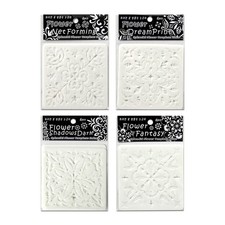 6 Pcs Flower Leaf Stencils Hollow Out Template Drawing Stencils Craft Supplies