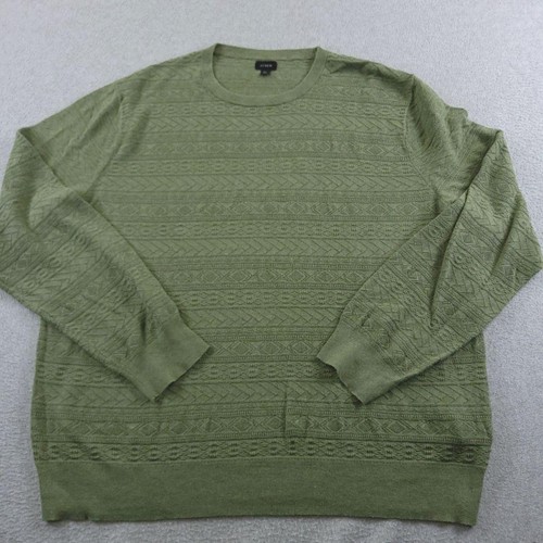 Crew sweater mens green - xl,