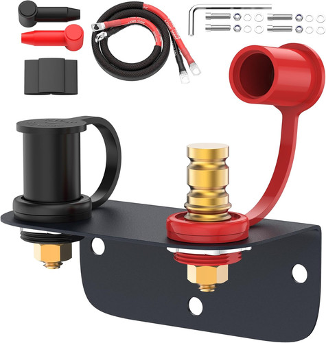 Remote battery terminals - battery,