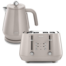 De'Longhi Eclettica Kettle and  Toaster Set  CTY4003.BG  KBY3001.BG