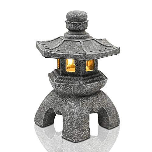 Solar pagoda lantern statue - solar,