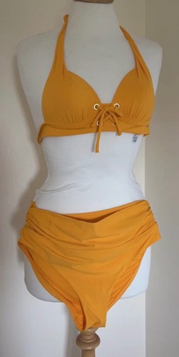 Bikini golden yellow - , tie