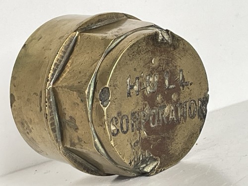 Vintage hull corporation - hull, brass