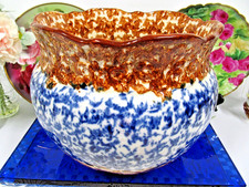 Large Antique Spongeware
