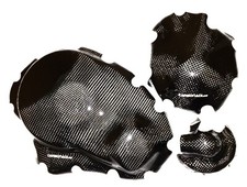 Suzuki Gsxr1000 K9 - L6 3X Carbon Clutch Cover Generator Cover Water Pump Carbon