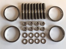 Honda CB1000R CBR600F CBF600 Exhaust Gaskets Stainless Studs Washers Nuts Set 