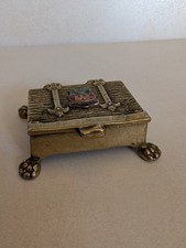 Vintage Brass Trinket Box