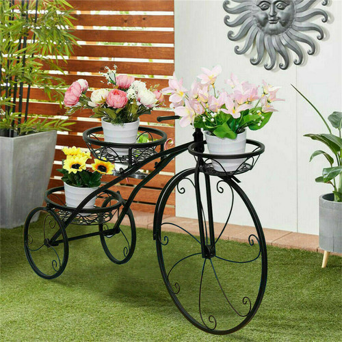 Rustproof metal bike plant - metal,