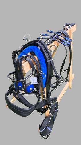 Leather tiedown driving cart - tiedown,