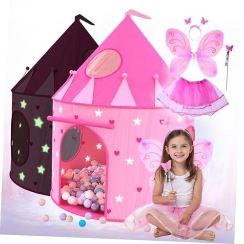 5pc princess castle play tent - 5pc,