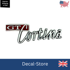 Ford Cortina MK1 GT Rear Badge Emblem