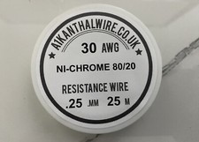 Competition Wire 28-30 AWG Nichrome Nickel Chrome 80/20 Resistance Wire 25M