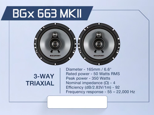 Blaupunkt bgx 663 mkii - 663, 6.6”