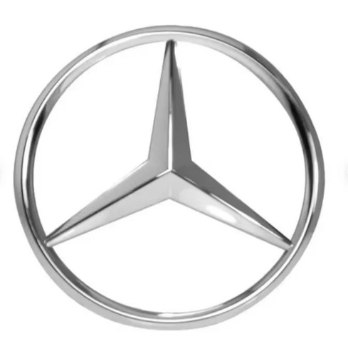 Front grille chrome star - front, badge