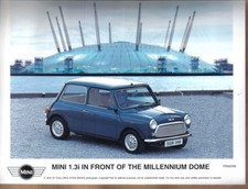 Mini 1.3i & Millenium Dome original colour Press Photograph No. P0002349