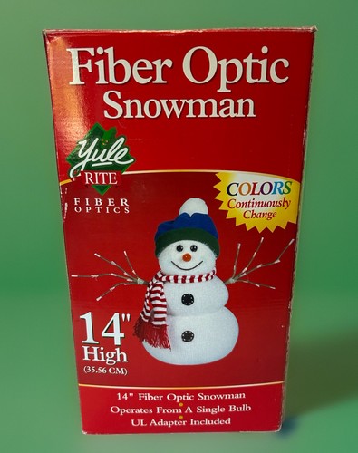 Fiber optic snowman - optic,