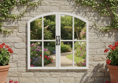 72x65cm window style mirror - window,