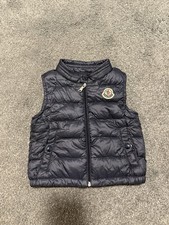 Moncler Baby Boys Gilet Padded Down 9-12 Months (RRP IS £235)
