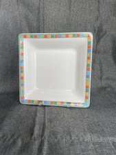 Villeroy & Boch Twist Alea Limone RARE Square Pasta/Salad Bowl 8 1/2" Germany