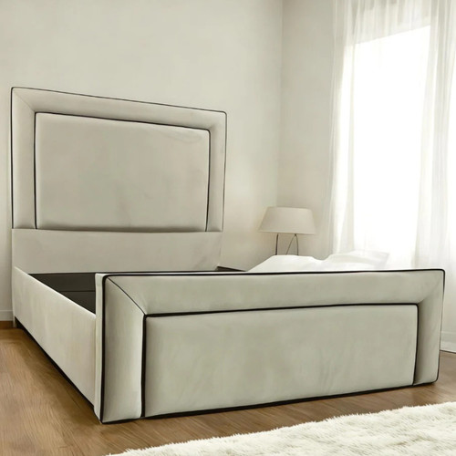 Pipping bed frame plush velvet - pipping,
