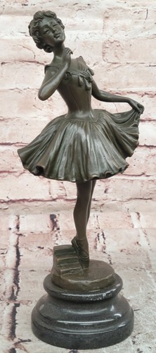 Bronze graceful ballerina - bronze,