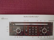 CITROEN NaviDrive SAT NAV NAVIGATION & AUDIO HANDBOOK C4 C5 C8 PICASSO. ACQ 9130