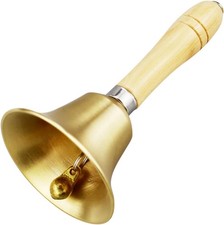 Solid Brass Hand Bell with
