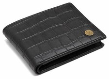 New Premium Quality Bi-fold Leather Wallet RFID Protected for Men Black Colour