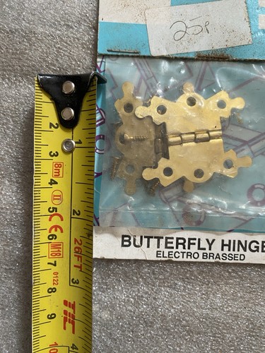 Butterfly hinges pair - butterfly, small