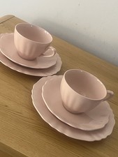 J&G Meakin Rosa 2x trio set