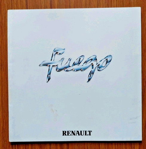 Renault fuego sales brochure - renault,
